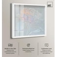 thumbnail image 2 of Embossed Flower I Shadowbox Print Elegant Floral Decor by Art Remedy, White Frame, 24 x 24, 2 of 7