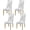 Art Leaf, variant on Dining Chair Covers, Dining Room Chair Cover Set of 4, Stretch Kitchen Chair Covers, Detachable Washable Chair Cover, Parsons Chair Slipcovers Protective, for Home, Restaurant, Banquet (Pattern 26)