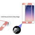 thumbnail image 3 of Goldcherry iPhone 7 Plus/8 Plus Screen Protector Tempered Glass Film Case Friendly Full Edge Anti Fingerprint Anti-Scratch Easy Install Anti-Bubble for Apple iPhone 8/7 Plus 5.5”,Rose Gold, 3 of 6