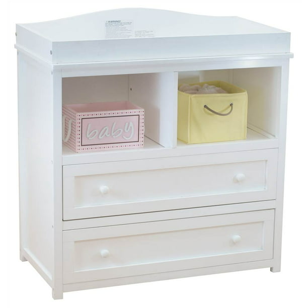 Afg Baby Furniture Leila 2 Drawer, Baby Changer Dresser White