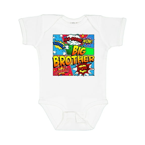 Inktastic Big Brother Comic Book Boys Baby Bodysuit