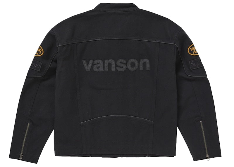 ジャケット・アウター L Vanson Leathers Cordura Jacket Denim Supreme®/Vanson Leathers® Fall/Winter preview…Cordura® Denim