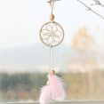 thumbnail image 3 of Hwkond Christmas Ornaments Christmas Hanging Plush Pendant Feather Pendant Five Pointed Star Wall Hanging Dreamcatcher Christmas Decorations, 3 of 5