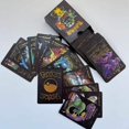 thumbnail image 2 of Juego de cartas de Pokémon para niños, juego de cartas de Metal dorado, Charizard Vmax Gx Series, color negro, 54 unidades por caja Fivean unisex, 2 of 2