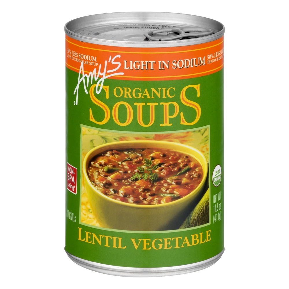 Amy's Organic Soups Lentil Vegetable, 14.5 OZ by Amy's Kitchen Inc.