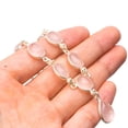 thumbnail image 3 of StarGems&reg; Natural Rose Quartz Handmade Unique 925 Sterling Silver Y Necklace 18.5" T8718, 3 of 6