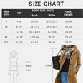 thumbnail image 3 of yoeyez Winter Coats for Women Casual Thicken Wool Blend Stand Collar Jackets Single Breasted Pea Coat Mid Long Outwear Jacket with Pockets Beige L, 3 of 7