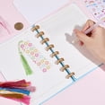 thumbnail image 3 of DIY Bookmake Making Kits Including Transparent Acrylic Board Blank Paper Card Tassels UV Stickers Mixed Color 116 -120x36 -43x0.5mm Mixed Color, 3 of 7