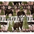 thumbnail image 1 of Handmade Valance, Curtain Panel, or Pillow Cover Wildlife Bears/Wolves Flannel, 1 of 3