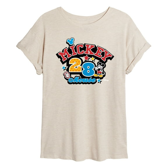 Disney - Mickey Mouse - All Star on Mickey's Team - Juniors Ideal Flowy Muscle T-Shirt