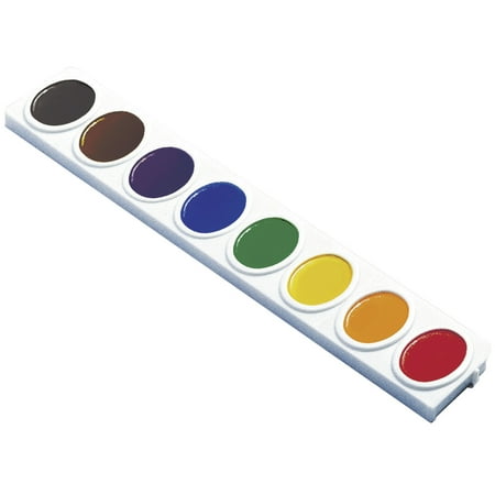 UPC: 0072067082008 | Prang Oval Pan Watercolor Refills 24/BX Ast (DIX08200)