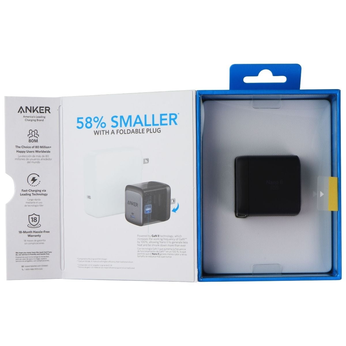 Anker - Anker Nano II 65W（A2663N11） 充電器 新品2個セット Anker Nano II 65W | Anker GaN II搭載の急速充電器 | Anker