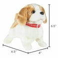 thumbnail image 3 of Animated Plush Dog Toy Walks Talks Back Flips Battery Operated 2 AA Pet Puppy, 3 of 5