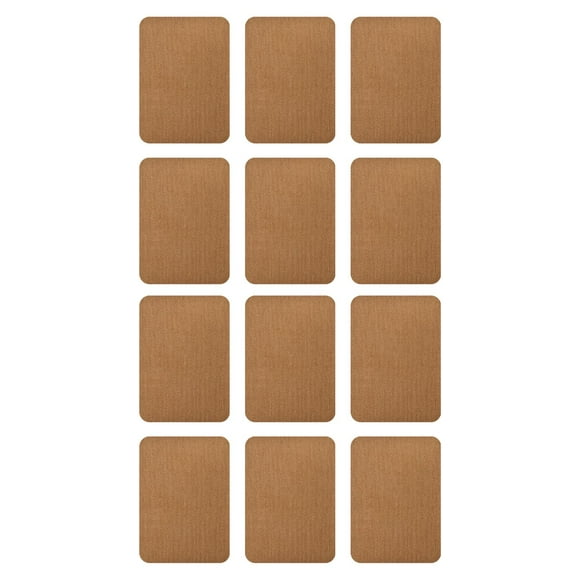 Heat Activated Fabric Repair Patches Cotton Adhesive Patch Kit for Clothing Jeans Backpacks Crafts Sewing Diy Decorations, 12 Cotton Thermal Adhesive Repair Material