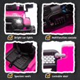 thumbnail image 6 of 24V Ride On Jeep Car, Toddler Ride On Toys w/Parents Remote Control, One Seat Electric Car for Kids 2-4 with 4-Wheel Suspension, Bluetooth, Music, 1.86-3.11MPH Adjustable Speed, Pink, 6 of 14