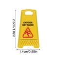 thumbnail image 3 of zhmrfg Miniature Caution Wet Floor Slip Sign Set Desktop Office Restaurant Hotel Decoration Small Safety Warning Board Durable Plastic Prop Unique Home Workspace Decor Functional Gift, 3 of 6