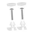 thumbnail image 2 of Kit de herrajes antideslizantes y reductores de ruido para asiento de inodoro. Corto, 2 of 9