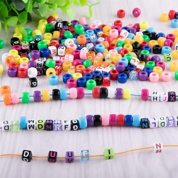 Youthink Abc Bead Bracelet Beads Kits Colorful Stretch Bracelet Lightweight Beautiful Children Diy Beads