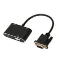 thumbnail image 1 of Haute 2 en 1 Répartiteur VGA à VGA Adaptateur d'Interface Multimédia Haute Définition Stable Accessoires Informatiques, 1 of 8