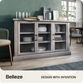 thumbnail image 3 of BELLEZE Modern Farmhouse Wood Sideboard Buffet - Liam (Gray Wash), 3 of 7
