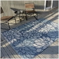 thumbnail image 2 of JONATHAN Y SANTA MONICA 4 x 6 Area Rug, Zinnia Floral Textured Weave - Orange/Cream, SMB110E-4, 2 of 7
