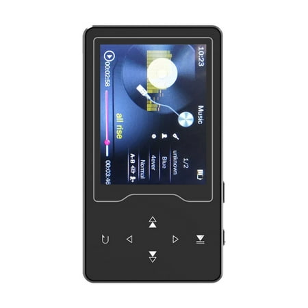 Video Mp3 D08 8GB MP3 MP4 Digital Player 2.4 Inch Screen Music Player Lossless Audio & Video Player FM Radio Recording E-book Reading TF Card Read & Play with Headphone ()