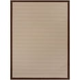 thumbnail image 3 of Unique Loom Outdoor Border Collection Area Rug - Frame (9' x 12' Rectangle Brown/Ivory), 3 of 9