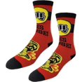 thumbnail image 6 of Cobra Kai Adult Crew Socks Yes Sensei Cobra Kai Never Dies Dojo Logo Slogan Officially Licensed 2 Pack One Size, 6 of 8
