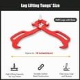 thumbnail image 6 of Logging Tongs, 2/4 Claw, Swivel Steel Log Tongs Timber Claw Hook,Heavy Duty Log Skidding Tongs for Trucks, ATVs, Tractors, Forklifts, 18/28/36 inch, 6 of 7