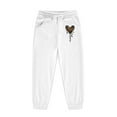 thumbnail image 5 of oqasdz Valentine's Day Girls Sweatsuit Hooded Leopard Heart Print Sweatshirts and Joggers Pants Outfit With Front Pockets For Casual Sports Wear Tracksuit, 5 of 6