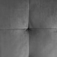 thumbnail image 3 of Modway Contour Tufted Cube Performance Velvet Ottoman in Gray, 3 of 5