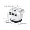 thumbnail image 6 of Automatic Card Shuffler Dealer Machine 360 Degree Rotating 2 Deck Electric Card Shufflers, 6 of 6