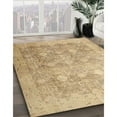 thumbnail image 3 of Ahgly Company Machine Washable Indoor Square Traditional Bronze Brown Area Rugs, 8' Square, 3 of 7