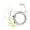 Yellow, variant on Night Visible Floating Fishing Rigs Fishing Float Floating Bobbers With Reinforced Nylon Line And Hook Designs