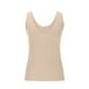 thumbnail image 5 of Camisa gris para mujer,Camiseta de tirantes acanalada con cuello en V para mujer, camisa de punto sin mangas, color liso informal, ropa de verano, sopatenor, 5 of 9