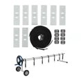 thumbnail image 2 of Aluminum Reel Roller Swimming Pool Solar Cover Reel Underground Pool Cover Blanket, 2 of 5