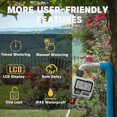thumbnail image 4 of Water Timer Irrigation Timer Ipx5 Waterproof Manual Automatic Sprinkler With Large Lcd Display Easy Installation, 4 of 5