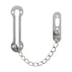 thumbnail image 1 of Cadena de seguridad para puerta, cadena de protección premium, reforzada, con protección de hebilla de perno para hotel, apartamento, oficina, dormito, 1 of 9