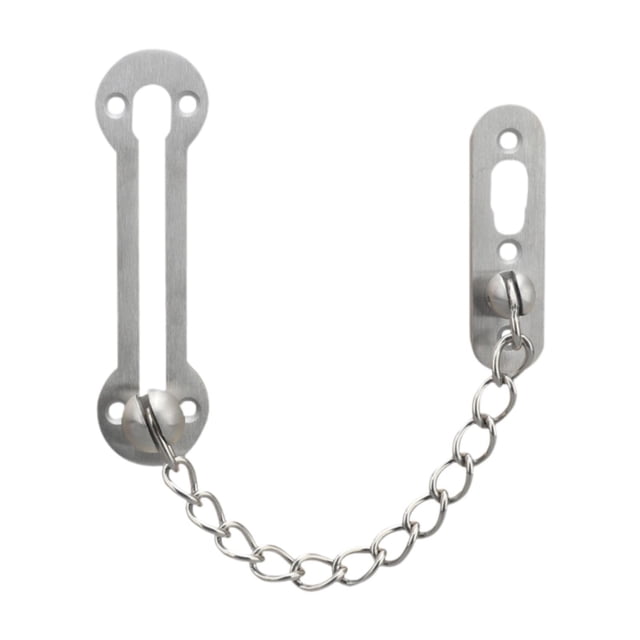 de Cadena para Puerta con Seguro Interior Chapa de Metal Grueso Protección Reforzada Y Cierre Resistente Adecuada para Hogares Apartamentos