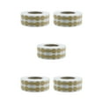 thumbnail image 1 of Transemion 500 Stylish Round Kraft Paper Jewelry Price Stickers for Rings Bag Shops Brown 5Set, 1 of 1