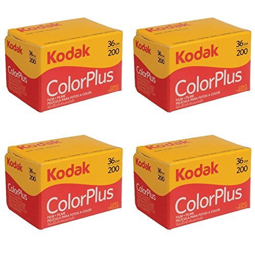 4 Rolls of Kodak Colorplus 200 ASA 36 Exposure - Walmart.com