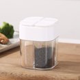 thumbnail image 2 of Kadlawus 2Pcs Four In One Seasoning Box for Kitchen, Flip Lid Transparent Spice Jar, Portable Seasoning Container for Outdoor Barbecue, Camping, Picnic, 2 of 9