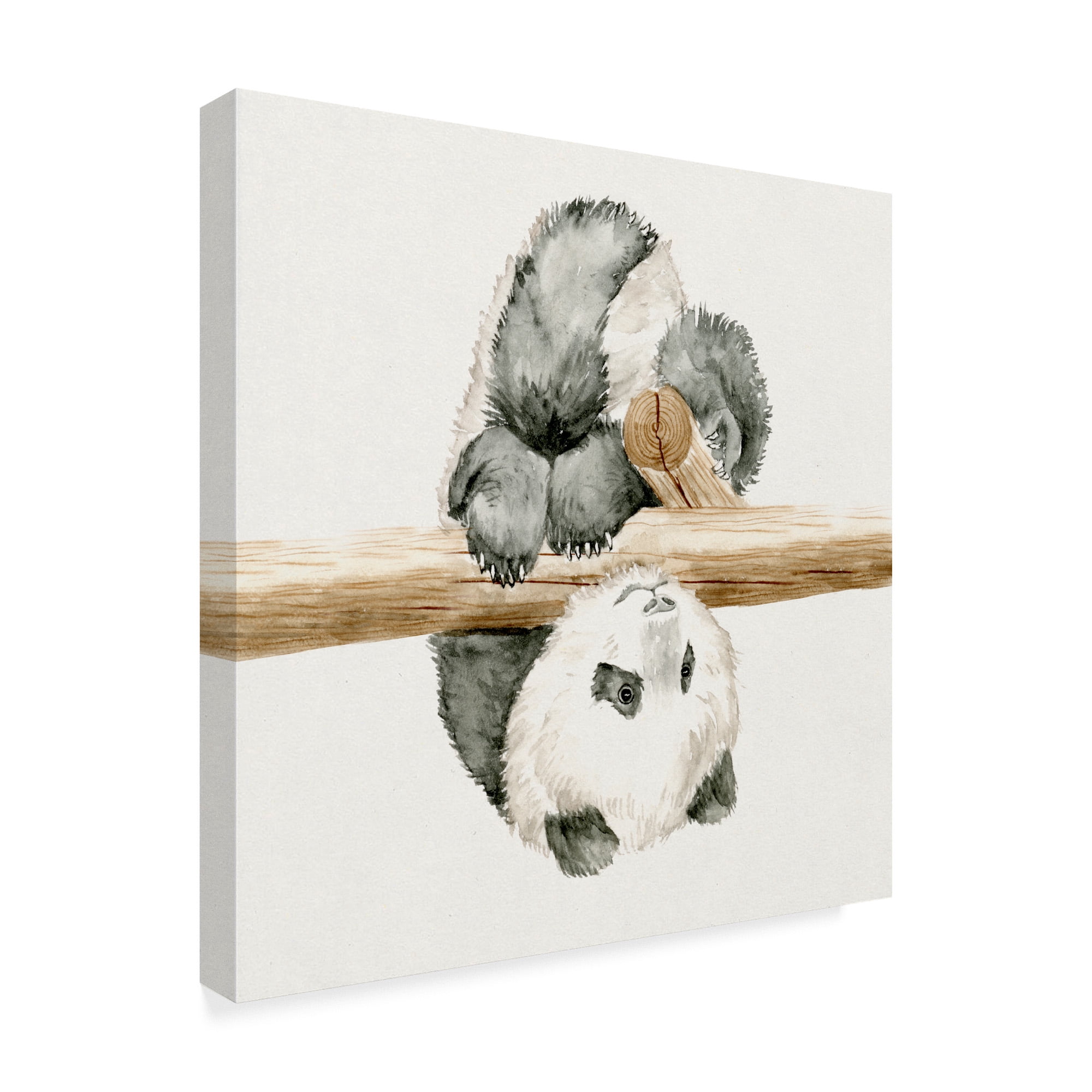 Trademark Fine Art 'Baby Panda II' Canvas Art by Melissa Wang
