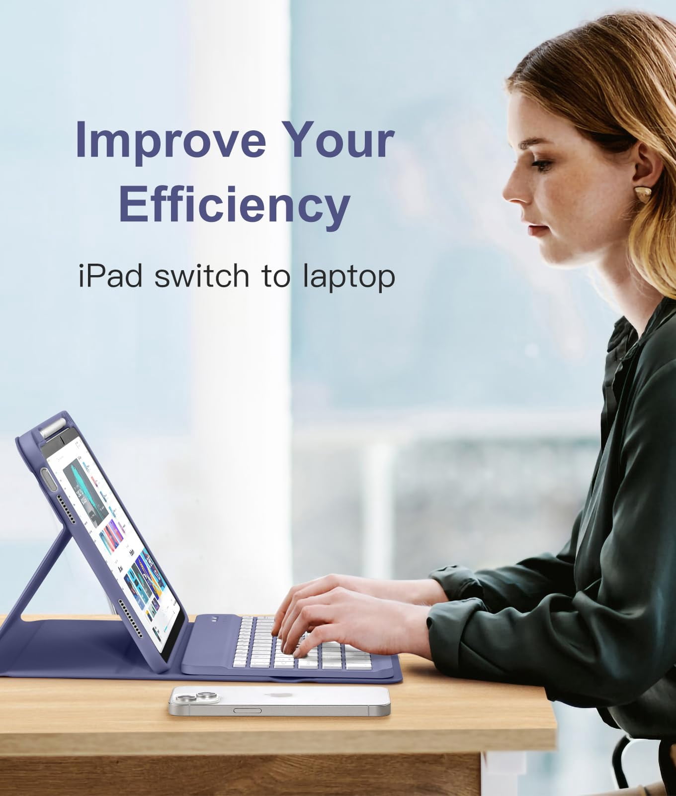 GEAK for iPad A16 11th 10th Generation Case with Keyboard, 7 Colors Backlit Detachable Wireless Keyboard Case with Pencil Holder for iPad 11th Gen 11 Inch 2025 & 10th Gen 10.9 Inch 2022