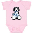 thumbnail image 3 of Inktastic B/w Parti Doodle Dog Boys or Girls Baby Bodysuit, 3 of 5