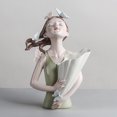 thumbnail image 2 of Creative Resin Butterfly Girl Vase Sculpture Home Decor Room Flowers Vase Gift, 2 of 4