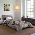 thumbnail image 2 of Monarch Majesty Butterfly Brushed Comforter Set Bedding, 2 of 5