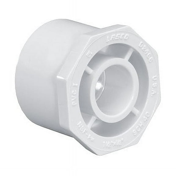 Westlake Pipe & Fittings PVC, Bushing, 4 in, 3 in 437422