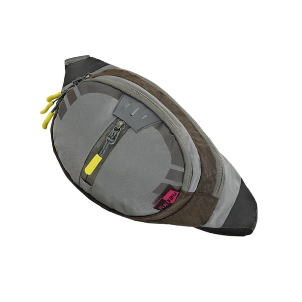 Sonducket Bolsa de equitación para acampar al aire libre, riñonera portátil de nailon de gran capacidad con cremallera, bolsa para botella de agua riñoneras Gris Sonducket AP014957-04
