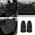 thumbnail image 3 of HUIACONG Car Seat Cover Set, with Car Armrest Cover Car Seatbelt Shoulder Strap Cover, 14 Pack Stylish Suitable for Auto Cars, 3 of 8